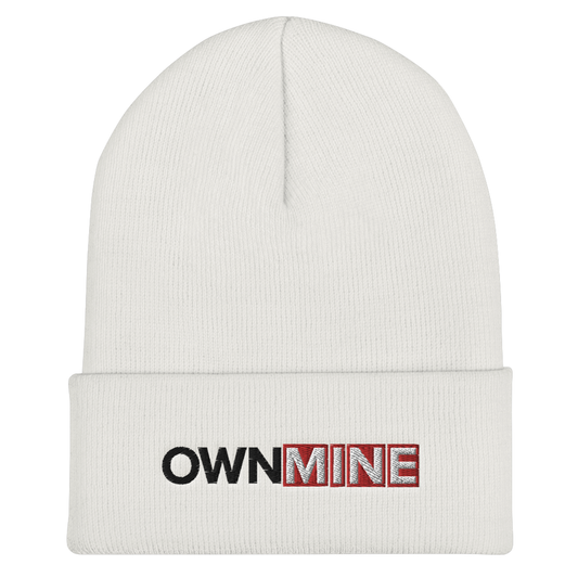 OWNMINE Logo Cuffed Beanie